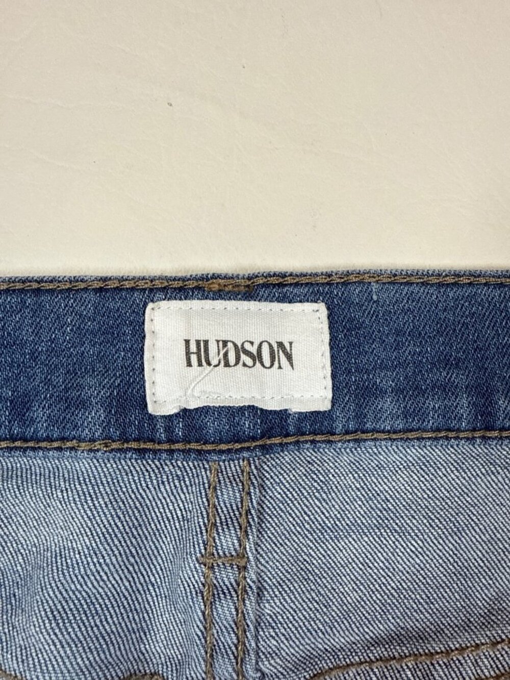 Hudson Vivid Mini Denim Skirt Ripped Distressed Frayed Hem Size 26 (Y552) - Picture 7 of 9